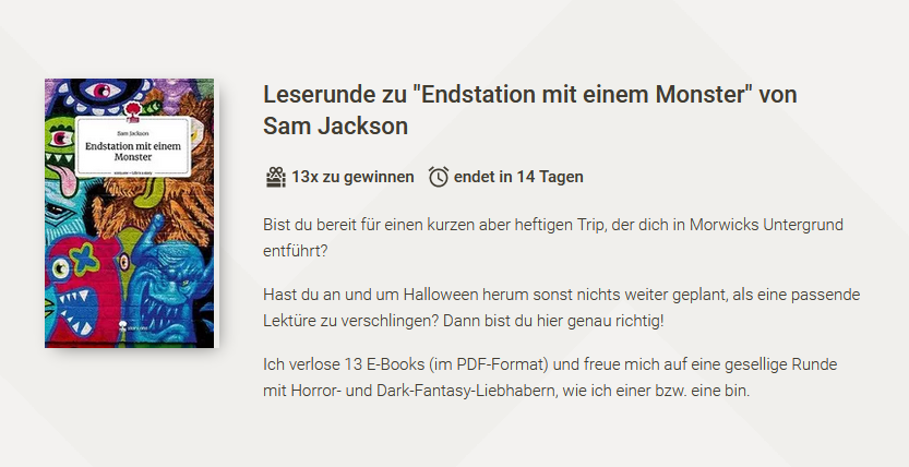Vorschau (Leserunde auf Lovelybooks)